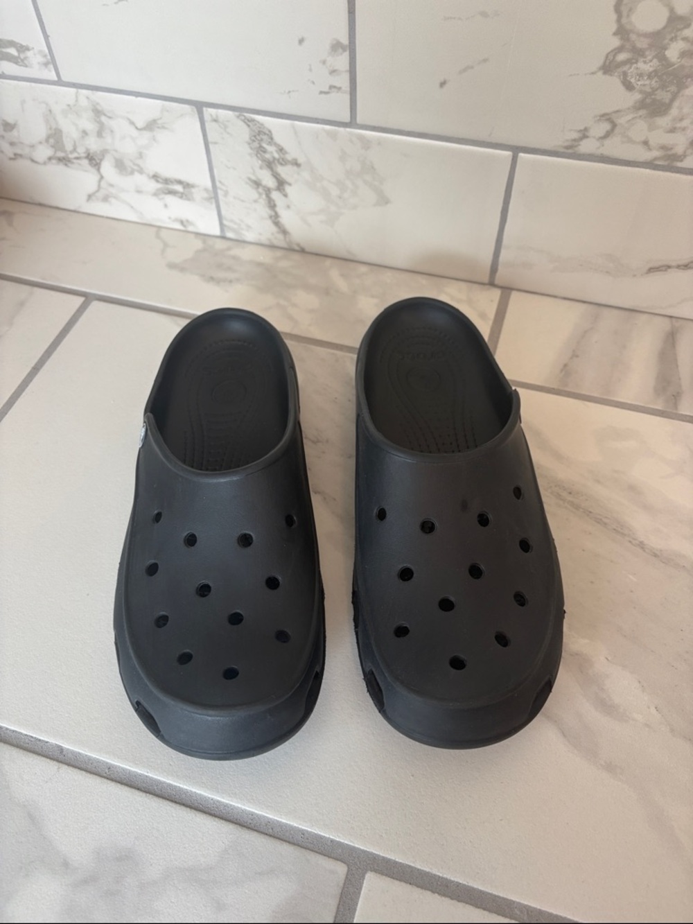 Crocs Women's Freesail Clogs Black Size 11